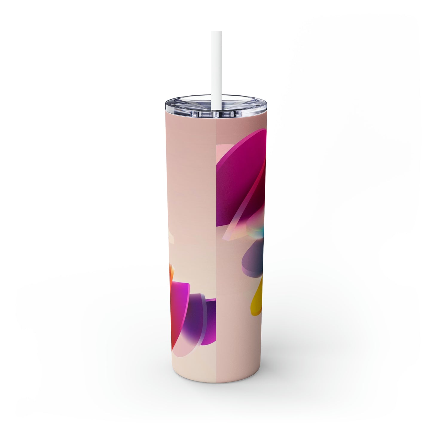 Skinny Tumbler with Straw, 20oz