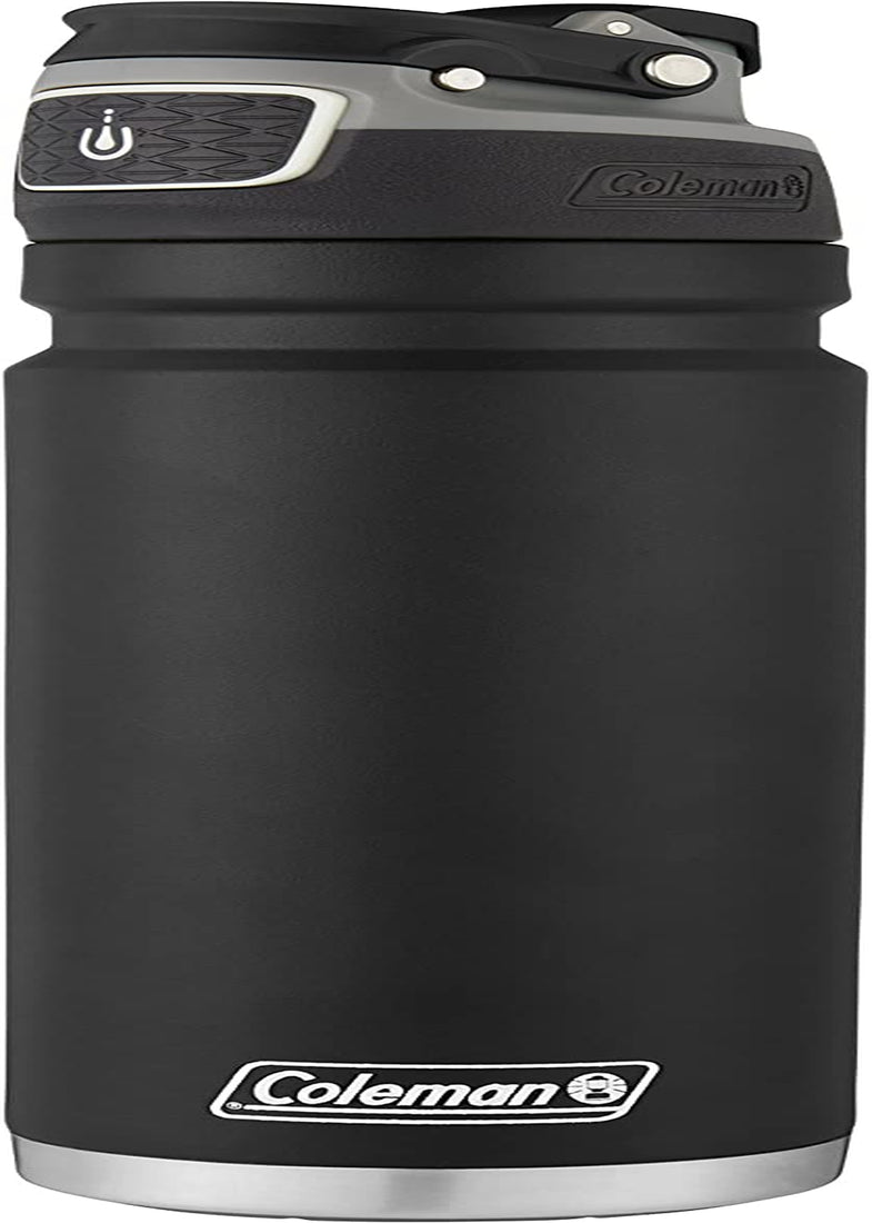 Coleman Freeflow Autoseal 24 oz Stainless Steel Water Bottle - Black